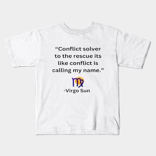 Virgo Sun Kids T-Shirt